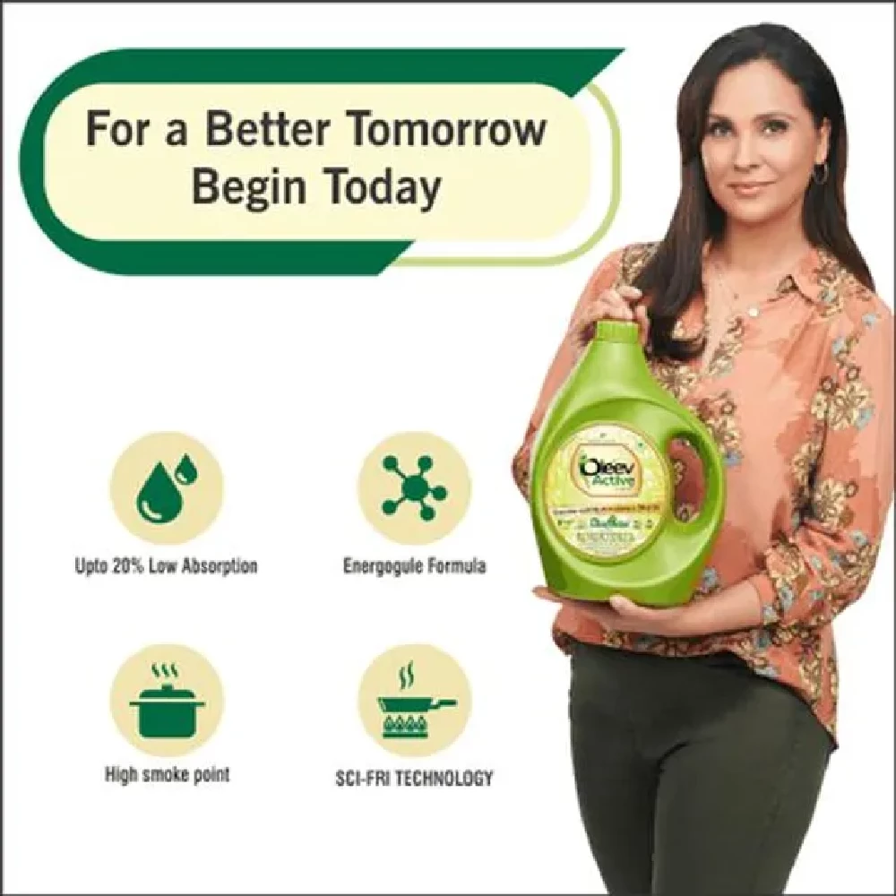 Oleev Active - Goodness Of Olive Oil, 5 L Jar-4.webp